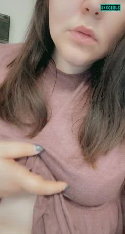 bbw big tits bra gif