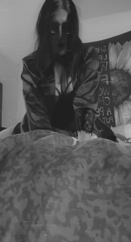 brunette humping moaning pillow humping gif
