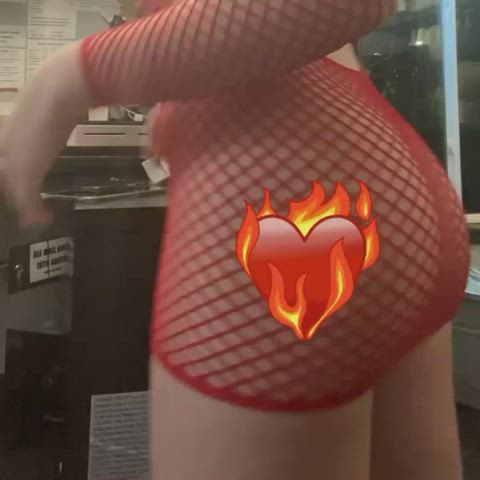 Big Ass Fishnet Twerking gif
