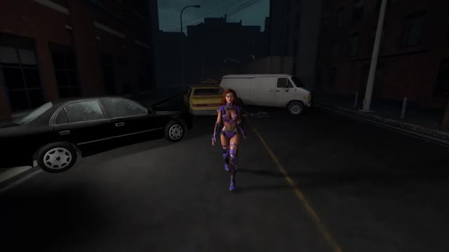 Starfire vs. Captain Marvel