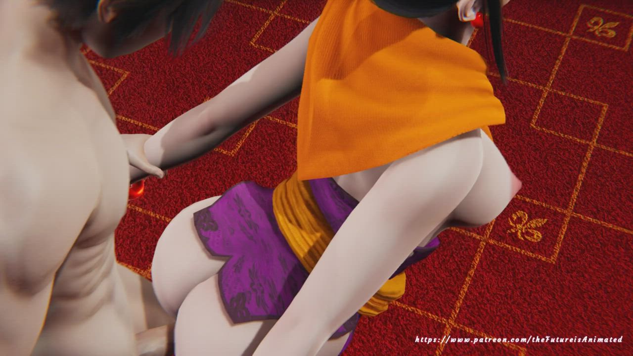 Chi-Chi getting her ass pounded (TheFutureisAnimated) [Dragon Ball]