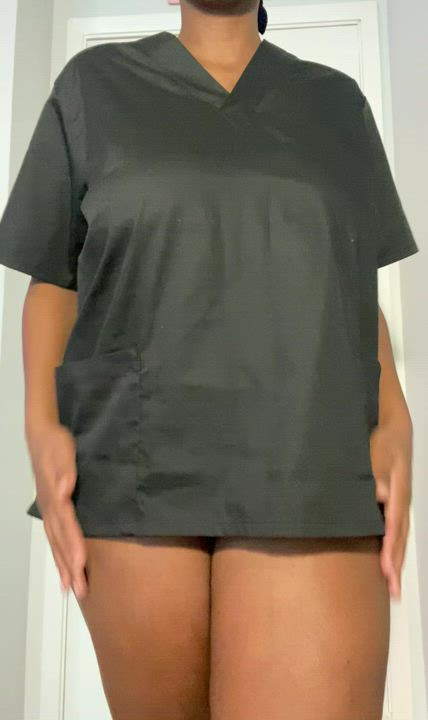19 Years Old Busty Ebony gif