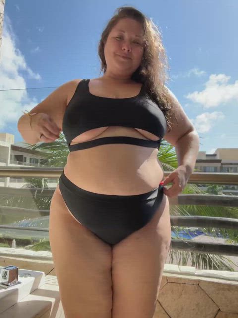 bbw belly button chubby milf belly chubby-girls curvy-chicks gif