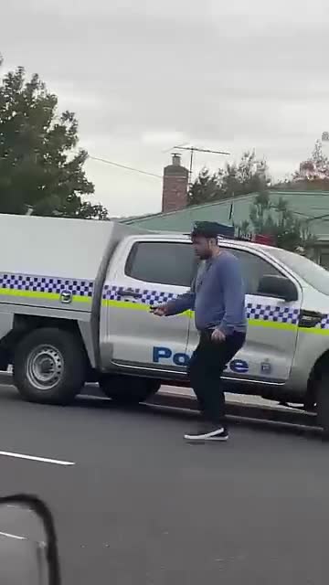 Cops Deal With An Armed drugged out man - car take down