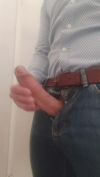 He works out too, going up and down