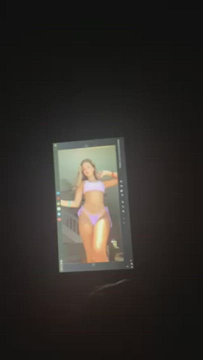 Cum dump on a cute slut