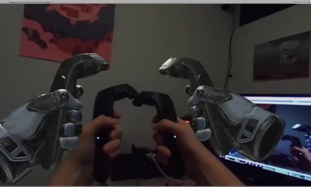 SteamVR Skeletal Input AR Test