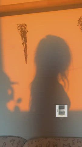 Even her shadow is sexy