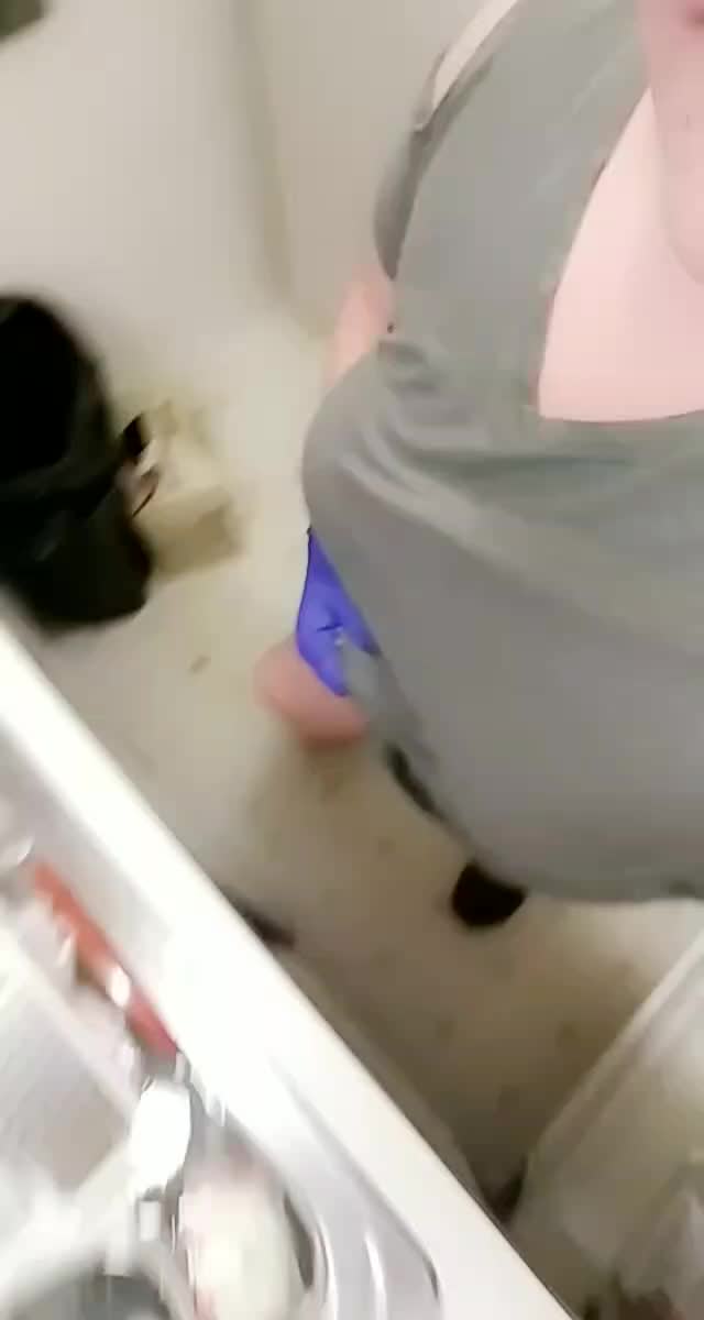 Finish your list of chores and I'll suck your cock and let you cum on these (f) (gif)