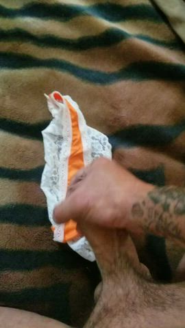 cum cumshot jerk off male masturbation panties gif