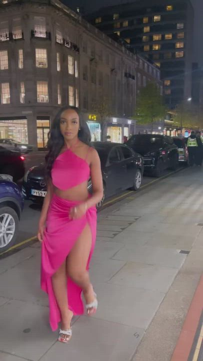 Candid Dress High Heels Legs gif