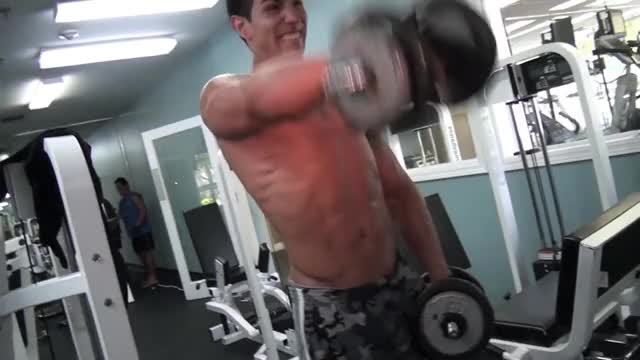 sweaty workout