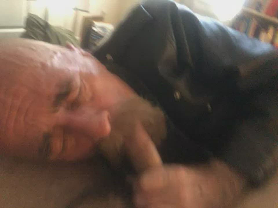 Worshipping my dick