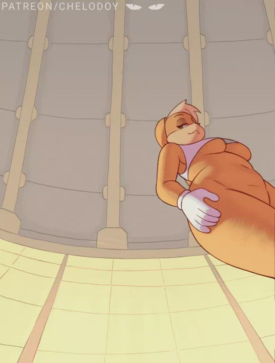 Lola Bunny warming up before a game (CHELODOY) [Space Jam]