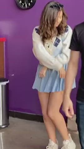 Legs Skirt TikTok gif