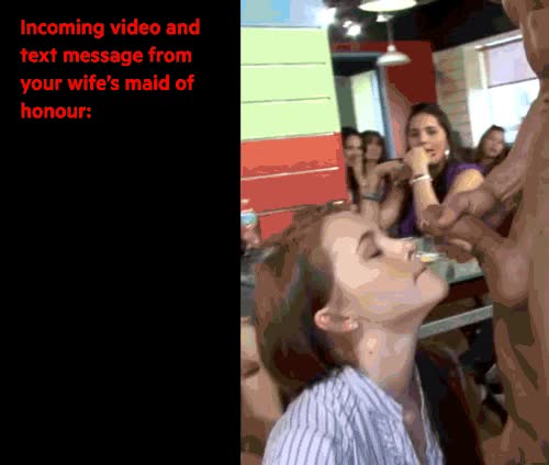 You didn't expect to hear from your girlfriend during her bachelorette party...