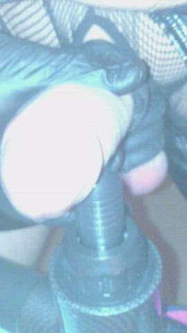 BDSM Big Dick Bisexual CBT Kinky Latex Gloves Uncut Vibrator gif
