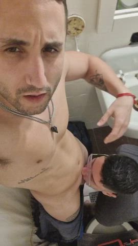 big dick blowjob gay gif