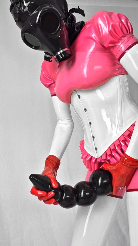 fetish latex latex gloves gif