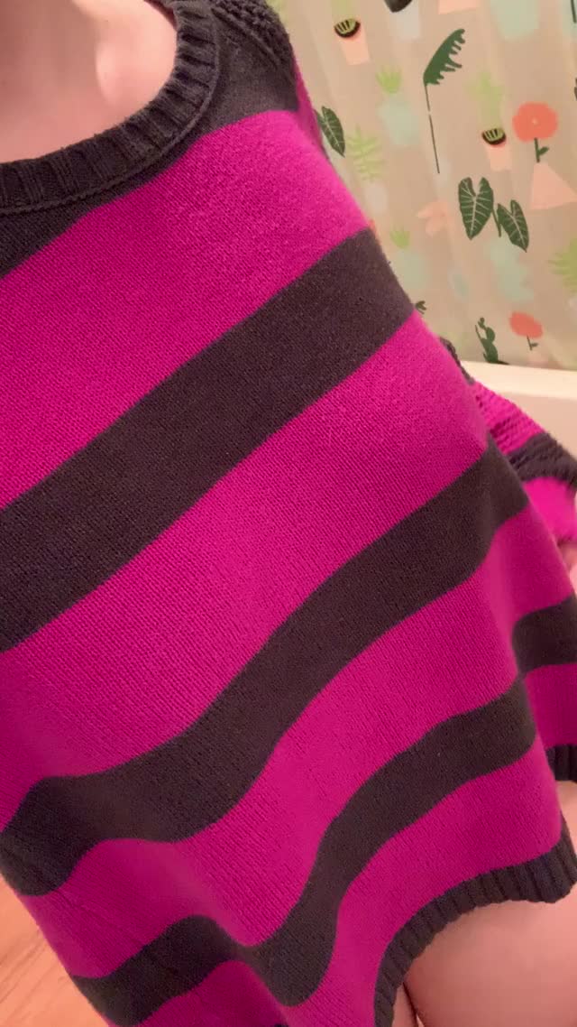Best time to wear a striped sweater is all the time!