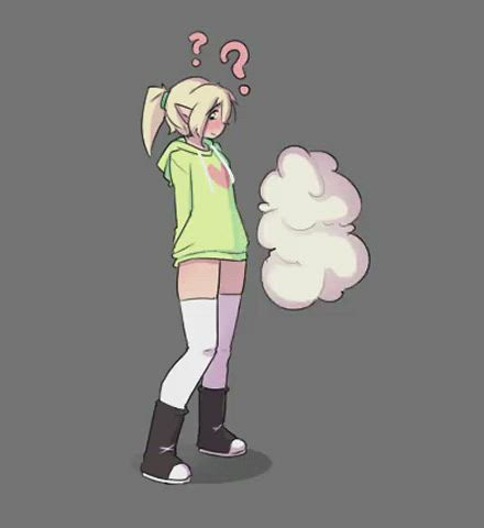 Blowjob Femboy Futanari Hentai gif