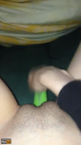 amateur babe object insertion orgasm pussy teen tiktok gif