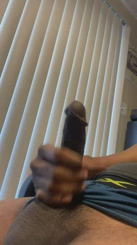 Black cock cumming!