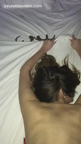 Thick Arab cock fills up a submissive White slut's pussy - Soumise Française se