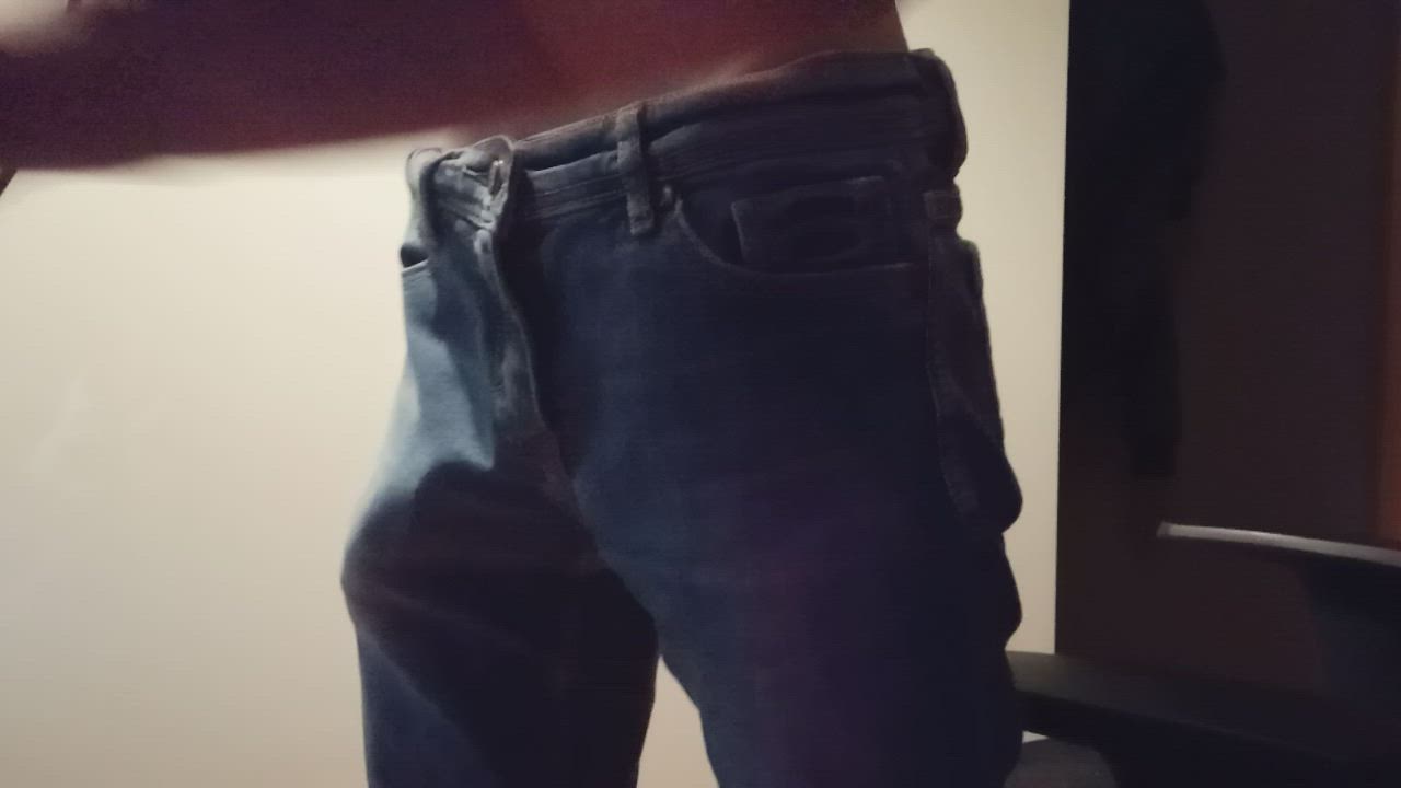 Big Dick Femboy Undressing gif