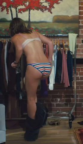 ass big ass big tits natural tits tits underwear undressing gif