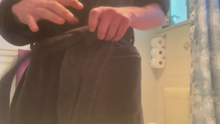Big Dick Male Dom Undressing gif