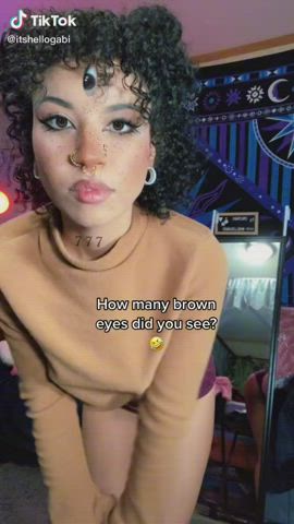 Ass Cute Eye Contact Handjob Teen Thong TikTok Tongue Fetish gif