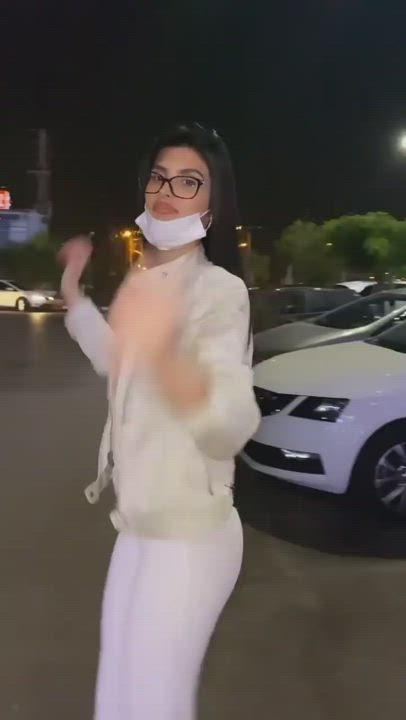 Ass Brunette Glasses gif