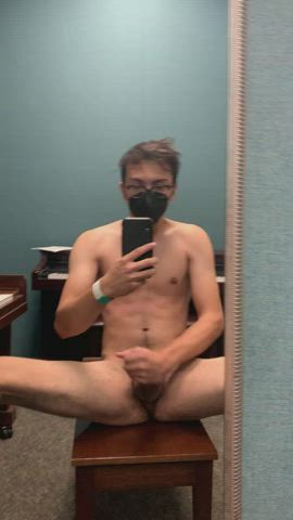 Being naked at school is so much fun