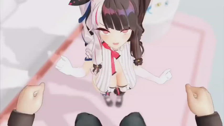 Animation Anime Ballbusting CBT Femdom Hentai gif