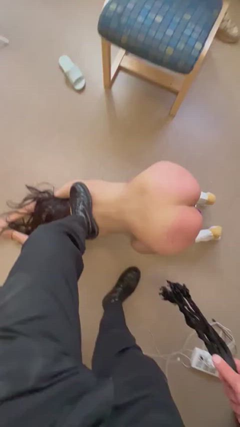 Every cunts place is under a mans boot. Every hit will remind it of its true place