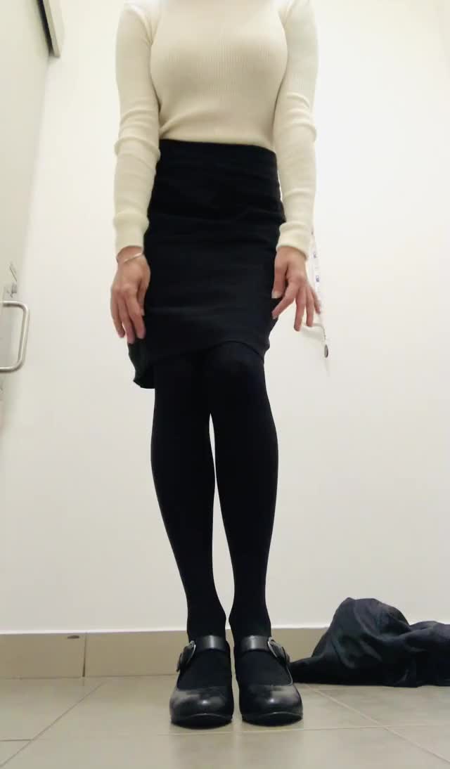 Trying to be a nice respectable secretary ?