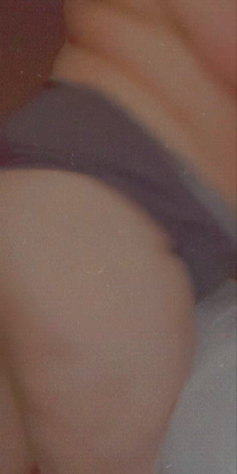 Blue Cotton Panties Up My Ass