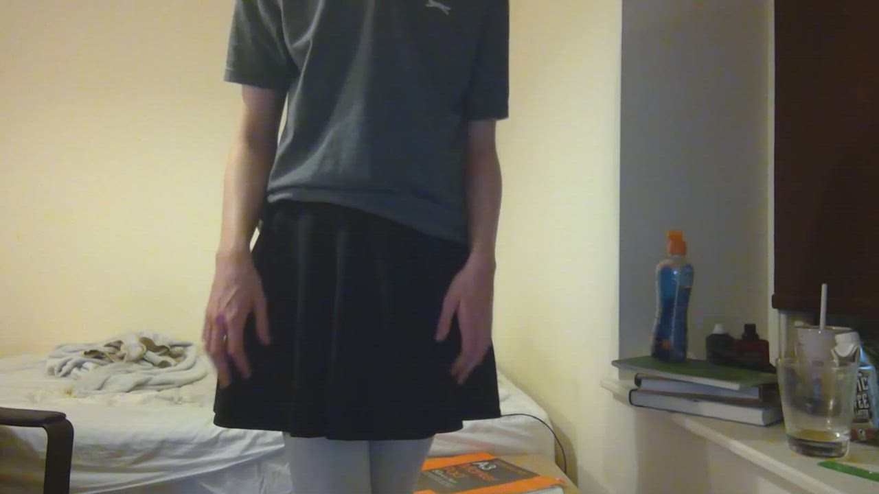Hope You All Like My Upskirt! <3 Wanted to show off my Boipussy and Femcock