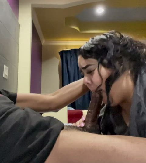Latina BBW Takes Throatpie Like A Champ