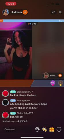 2 hot babe in 1 live show.