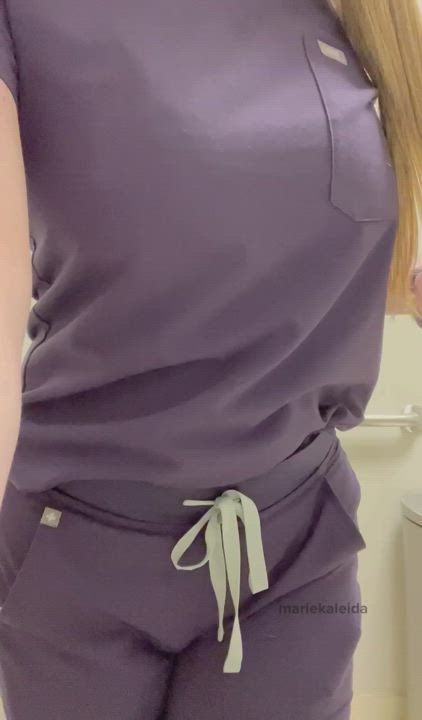 Big Tits MILF Nurse gif