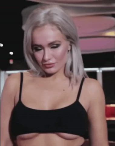 Cute Underboob Wrestling gif