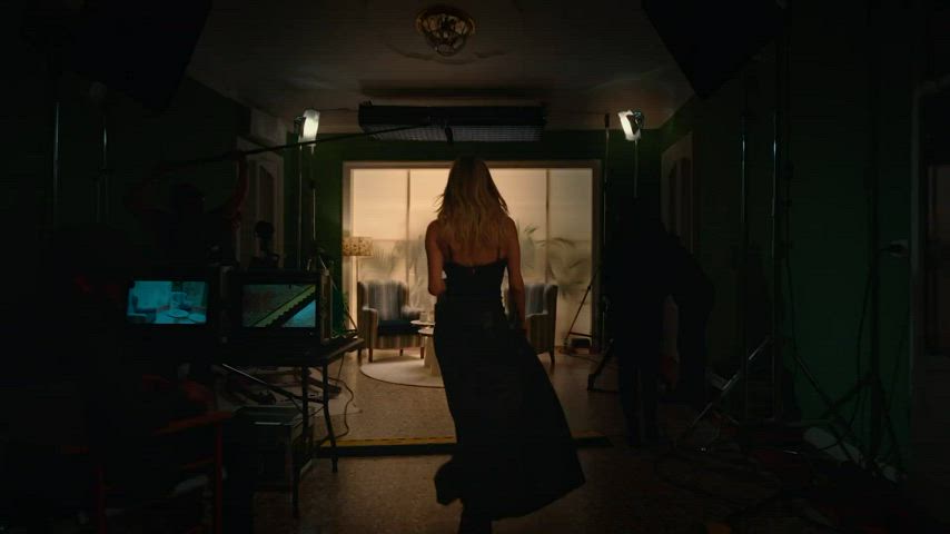big tits dress leather pregnant gif