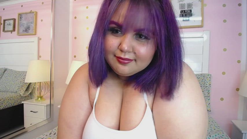 bbw chubby curvy model gif