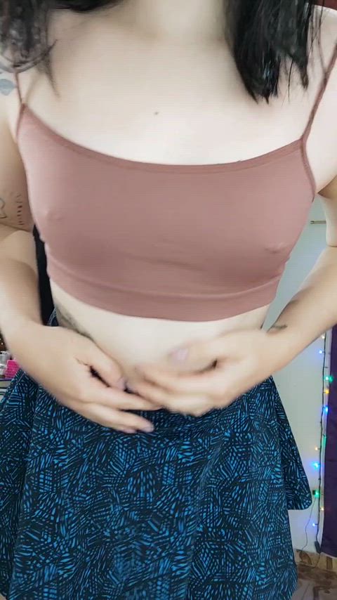 pierced small tits teen gif