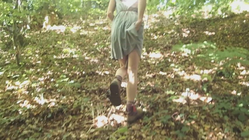 Dress Exhibitionism Exhibitionist Flashing Outdoor Public Upskirt gif
