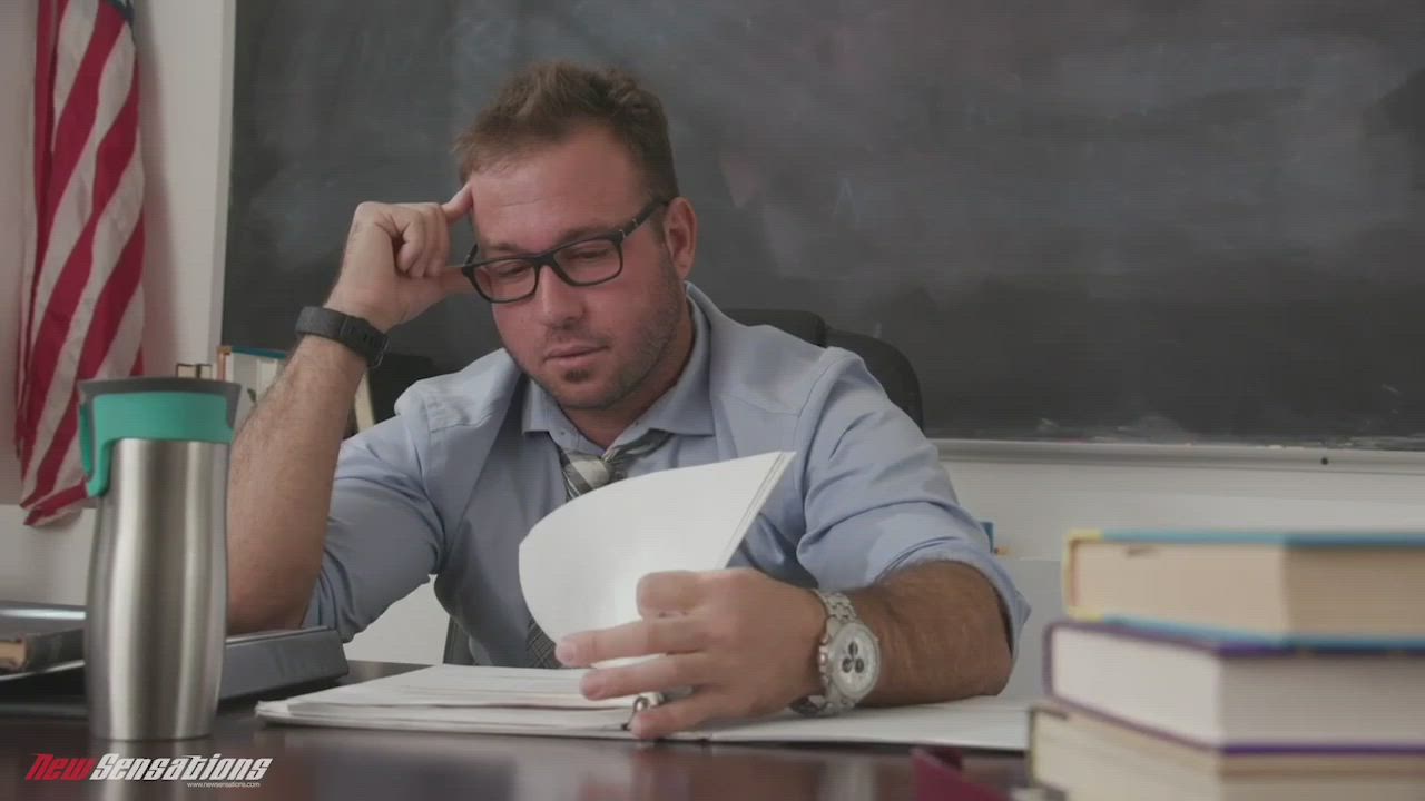 Lily Larimar cheerleader seduces professor