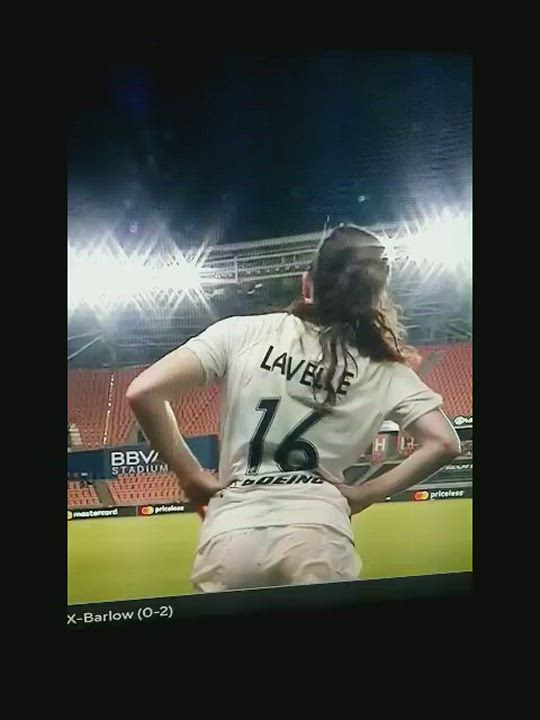 Rose Lavelle see through tight firm ass playing soccer.