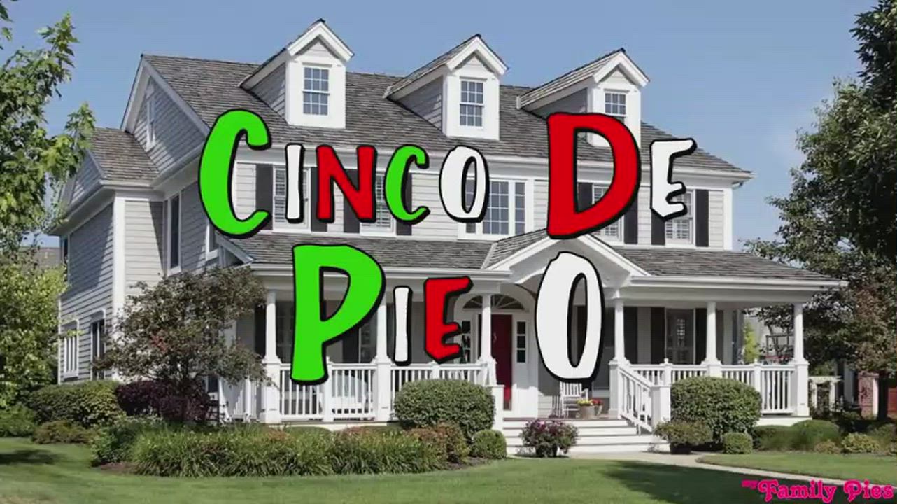 Sneaking around with his two sisters during Cinco De Mayo celebrations